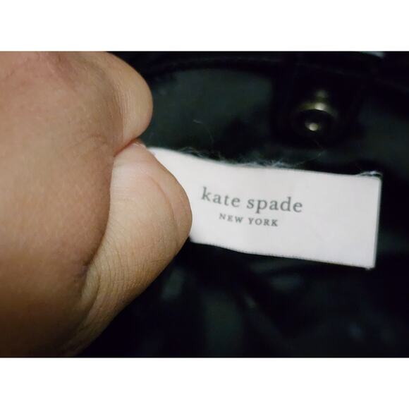 Kate Spade New York Dawn Tote Bag Medium Black Purse Magnetic Snap Zipper Logo - Picture 12 of 16